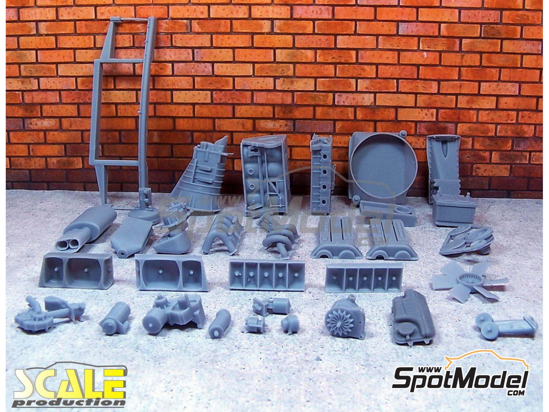 Scale Production SPTK24064-2: Engine 1/24 scale - Mercedes